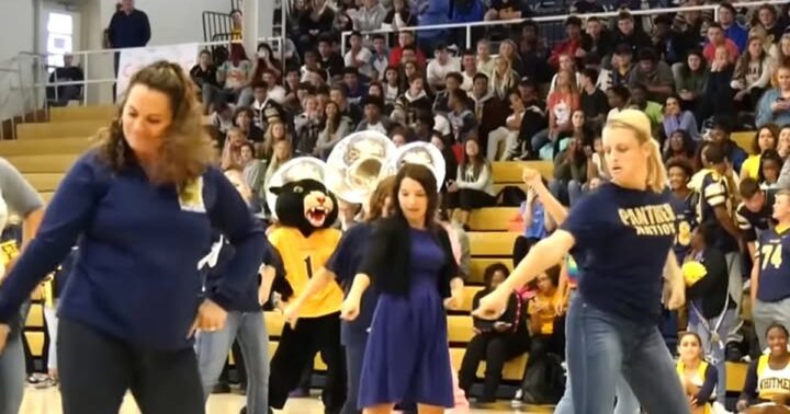 Whitmer’s ‘Uptown Funk’ Routine Turns Familiar School Roles Into a Performance