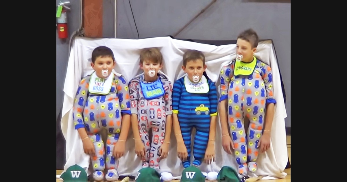 A School Puppet Routine: How Music Gives a Visual Joke a Second Act
