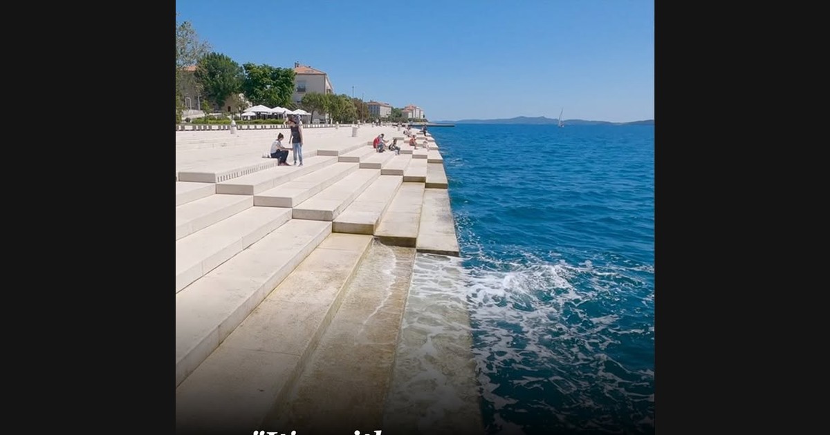 Zadar's Sea Organ: Designed Notes, Unscripted Waves