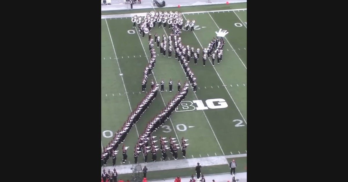 Ohio State’s Michael Jackson Tribute: The Moving Figure Is Made of Moving People