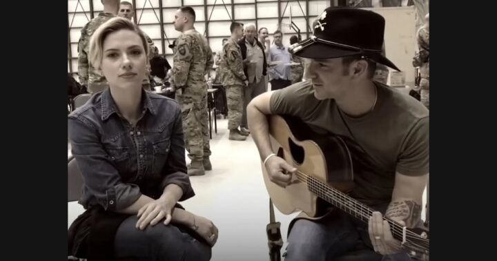 Johansson and Campbell: A Familiar Song in a USO Gathering