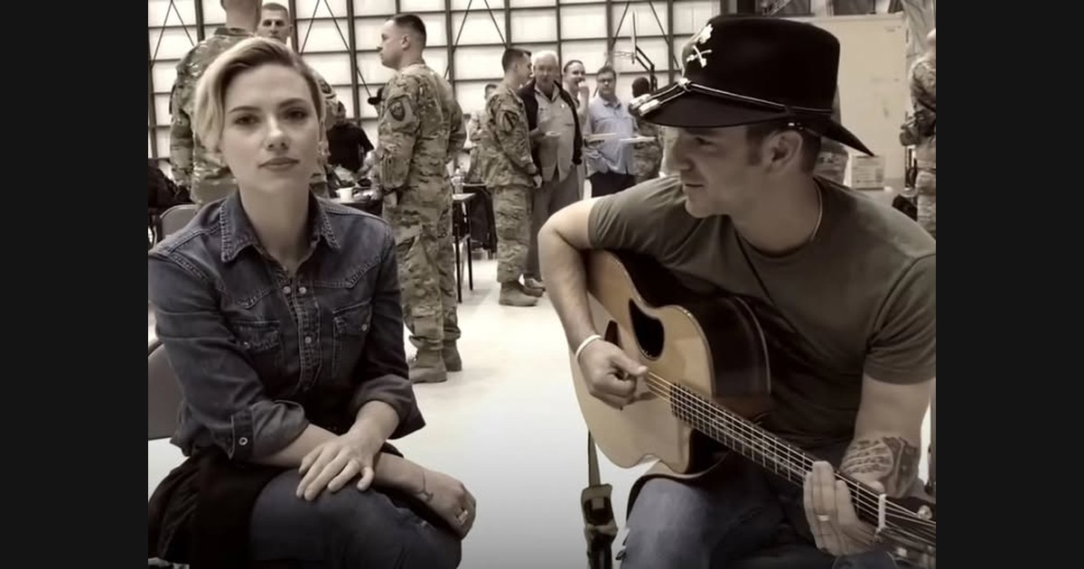 Johansson and Campbell: A Familiar Song in a USO Gathering