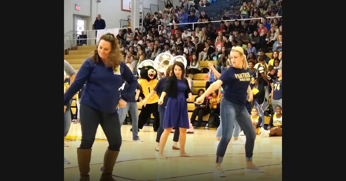 Whitmer's Uptown Funk Routine: A Dance Has to Read Across a Gym