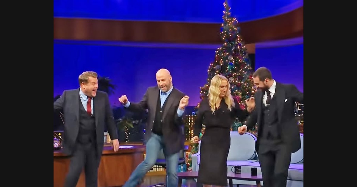 John Travolta on Corden and Fallon: A Screen Role Becomes a Shared Game